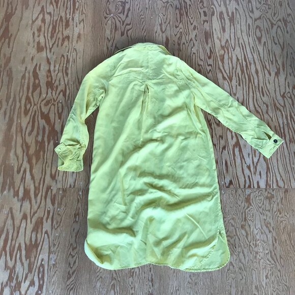 Yellow Zara shirtdress size small - Picture 5 of 6